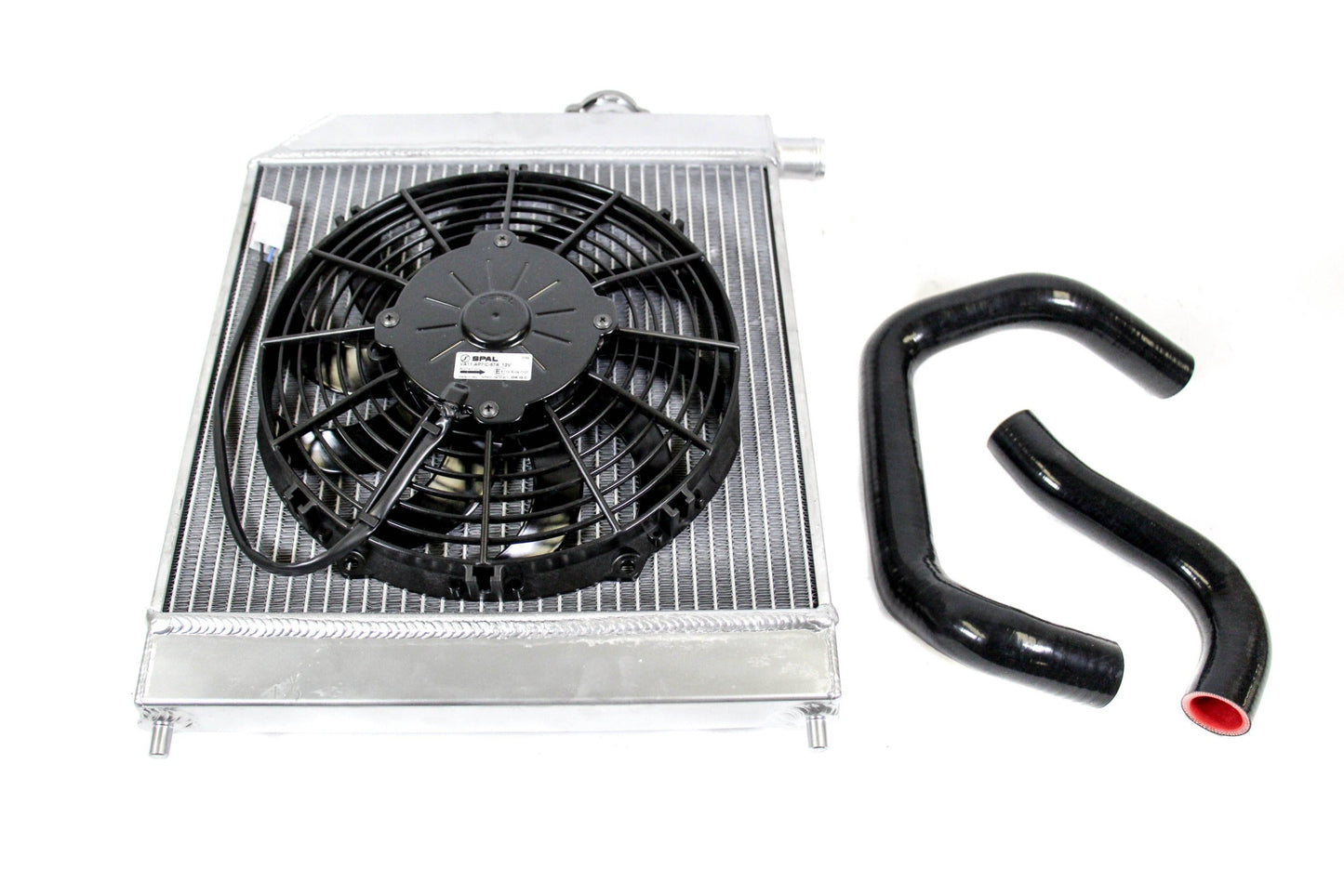 PLM Passenger Side Radiator Kit - Honda Acura K-Swap EG EK DC2
(SPAL Fan)