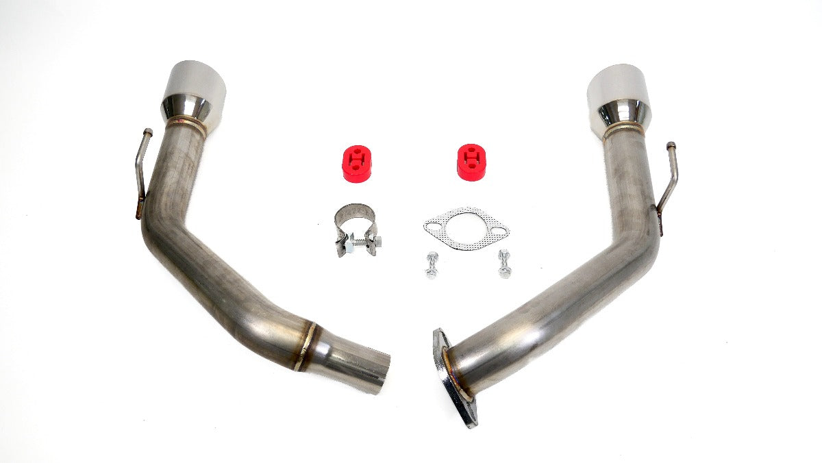 PLM Axle-back Exhaust Muffler Delete 2023+ Acura Integra 2022+ Civic 1.5T (Polished Tips)