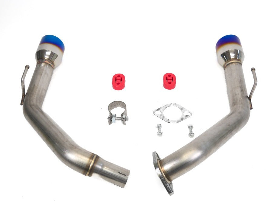 PLM Axle-back Exhaust Muffler Delete 2023+ Acura Integra 2022+ Civic 1.5T (Burnt Blue TIps)