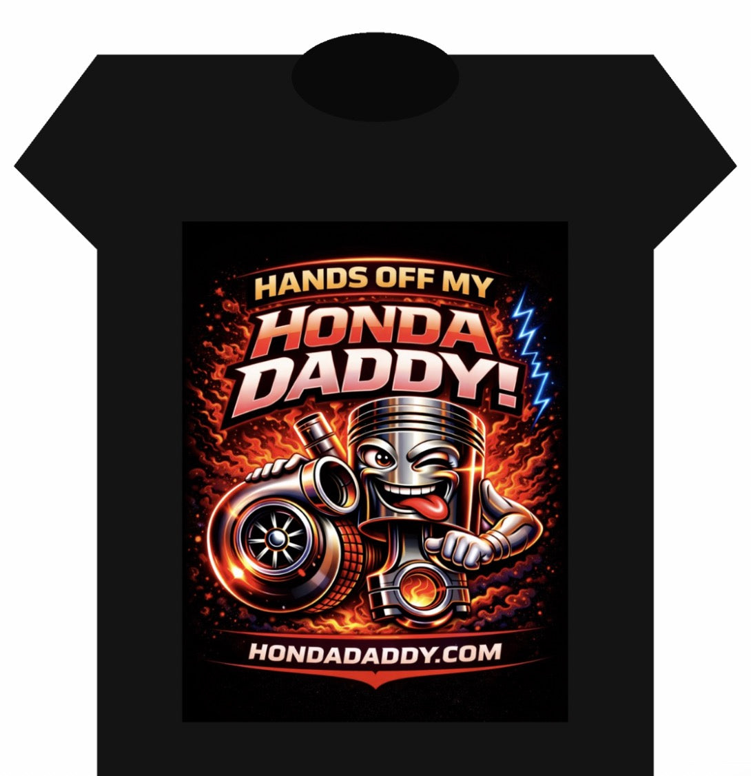 T-Shirt Gray or Black shirt. Honda Daddy