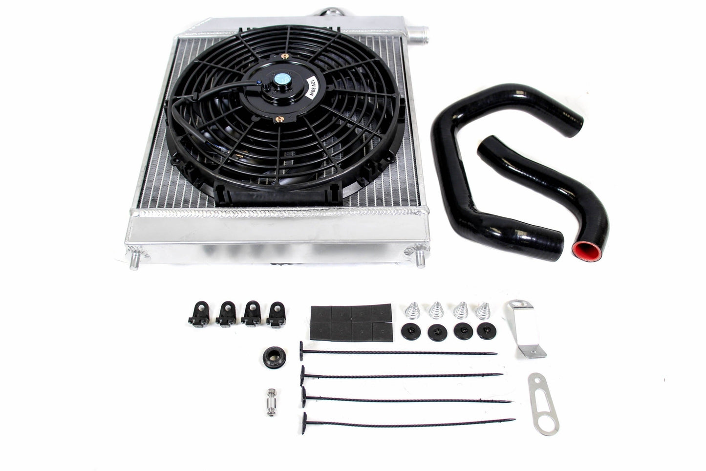 PLM Passenger Side Radiator Kit - Honda Acura K-Swap EG EK DC2 (PLM Slim Fan)