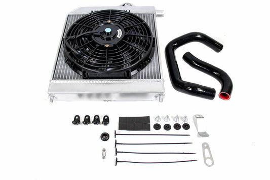 PLM Passenger Side Radiator Kit - Honda Acura K-Swap EG EK DC2 (PLM Slim Fan)
