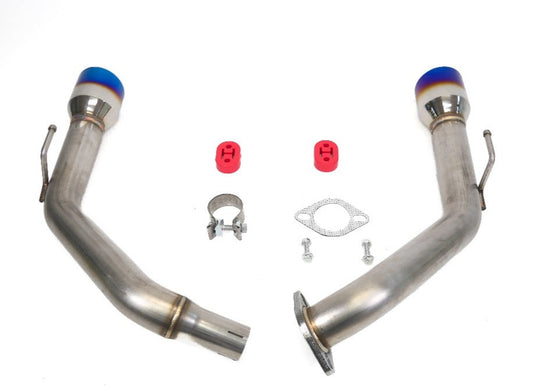 PLM Axle-back Exhaust Muffler Delete 2023+ Acura Integra 2022+ Civic 1.5T (Burnt Blue TIps)