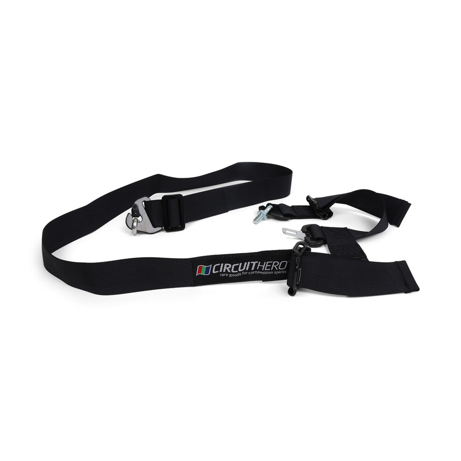 Circuit Hero 4 Point Harness 2" Belts (Black) - BLOX Racing