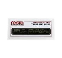 RestoTuner Honda Paint Code Replacement Decals (Championship White)