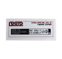 RestoTuner Honda Paint Code Replacement Decals (Championship White)