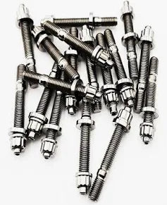 SpeedFactory Titanium Intake/Exhaust Manifold Stud Kit w/ 6-Point Nuts (Raw)