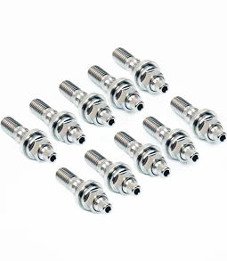 SpeedFactory Titanium Intake/Exhaust Manifold Stud Kit w/ 6-Point Nuts (Raw)