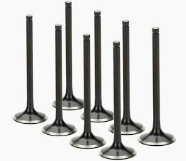 Supertech Black Nitrided Exhaust Valves for  K20/K24 Engines (+1mm / Dished)