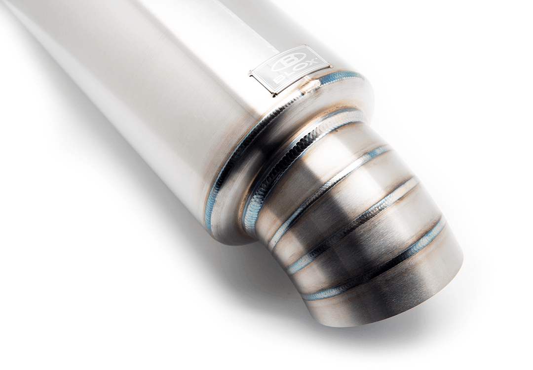 Universal Street Muffler - Turndown Tip - BLOX Racing